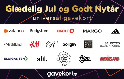 Glædelig jul og godt nytår Gavekort