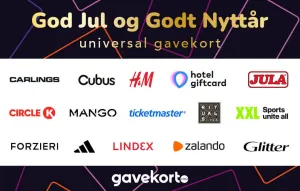 God Jul og Godt Nyttår Gavekort