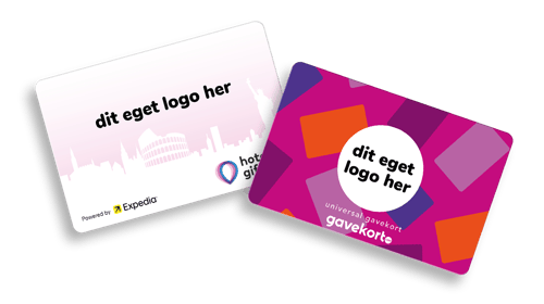 Personlige gavekort med firmalogo