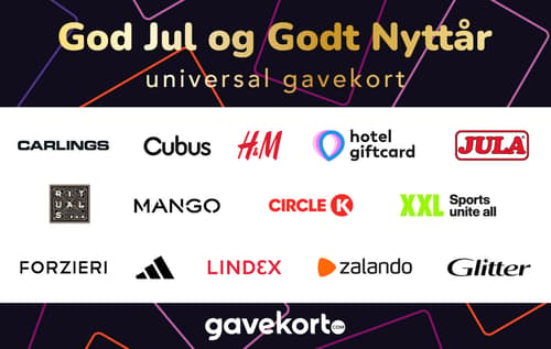 God Jul og Godt Nyttår Gavekort