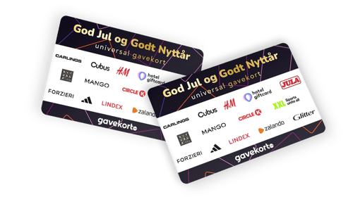 God Jul og Godt Nyttår Gavekort